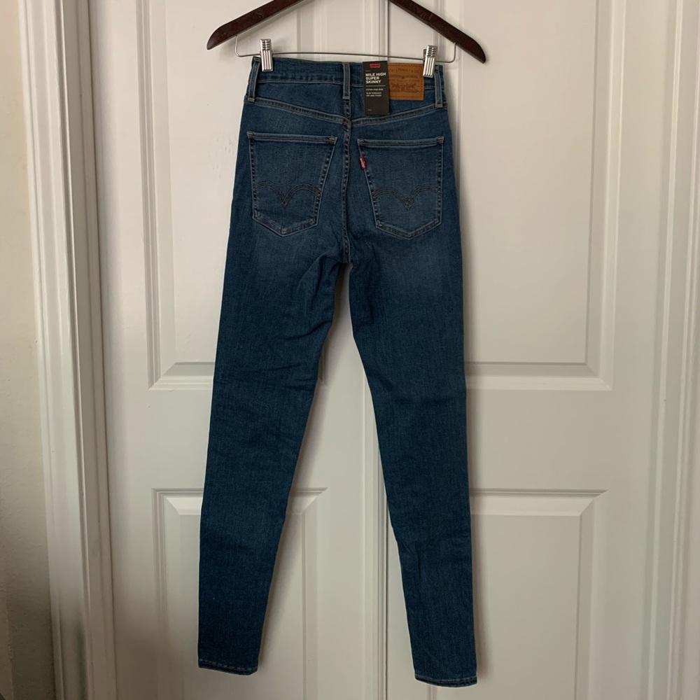 NEW! Levi’s mile high super skinny - indigo lounge - Picture 7 of 8